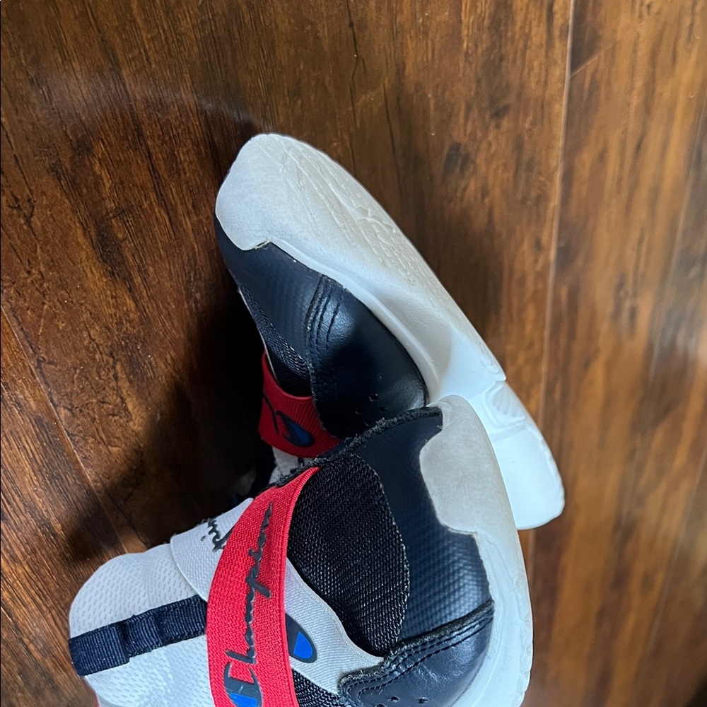 Champion Kids Athletic Slip-On Sneakers in Navy & Red Size 1 - Picture 7 of 12